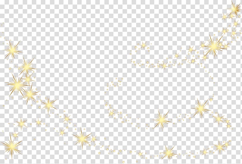 golden shining stars transparent background PNG clipart