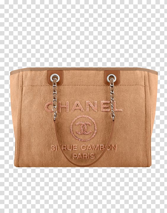 Handbag Chanel Deauville Tote bag, silver sequins transparent background PNG clipart