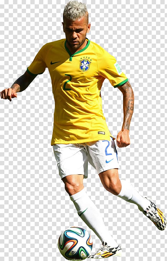 Dani Alves 2018 World Cup Paris Saint-Germain F.C. Brazil national football team, football transparent background PNG clipart