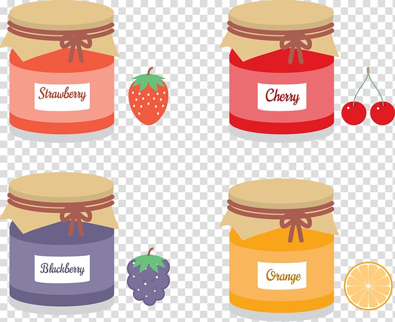 Marmalade Jam sandwich Fruit preserves, fruit jam and free mason jar transparent background PNG clipart