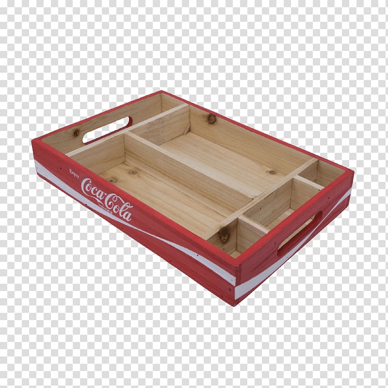 Coca-Cola Wooden box Crate Tray, coca cola transparent background PNG clipart