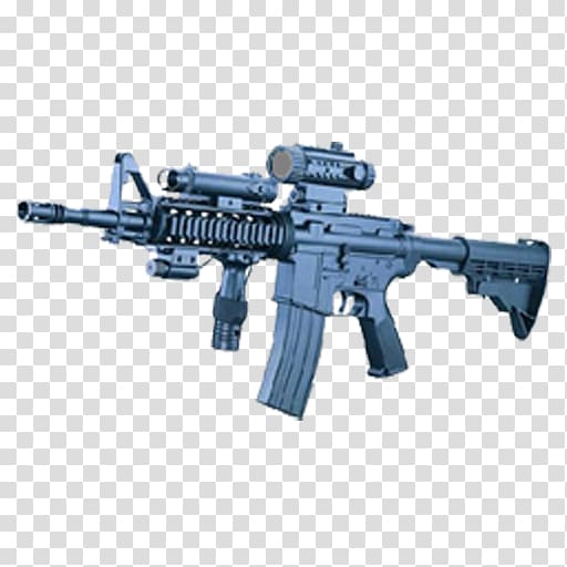 Airsoft Guns M4 carbine Firearm BB gun, weapon transparent background PNG clipart