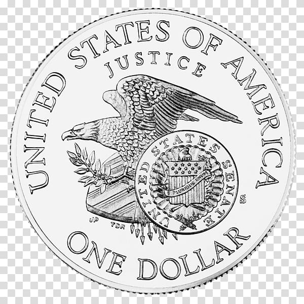 Dollar coin United States one-dollar bill United States Dollar Silver, Coin transparent background PNG clipart