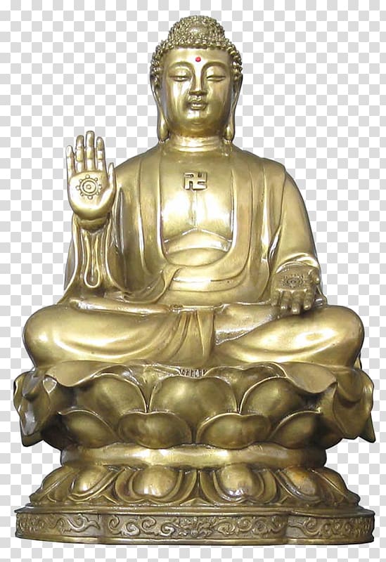 Gautama Buddha Buddharupa Buddhism Bronze Brass, load buddha transparent background PNG clipart