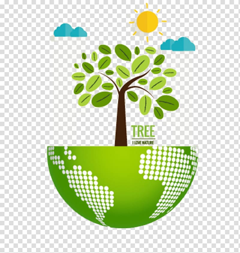 Nature Environmentally friendly Ecology Illustration, Green ecological earth transparent background PNG clipart