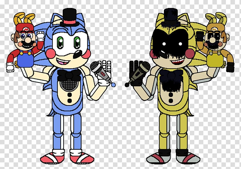 Five Nights at Freddy\'s: Sister Location Mario & Sonic at the Olympic Games Sonic Drive-In Sonic the Hedgehog, mario and sonic kissing transparent background PNG clipart