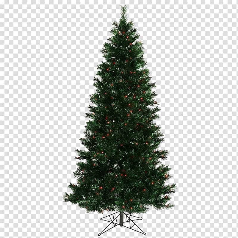 Artificial Christmas tree Pre-lit tree, christmas tree transparent background PNG clipart