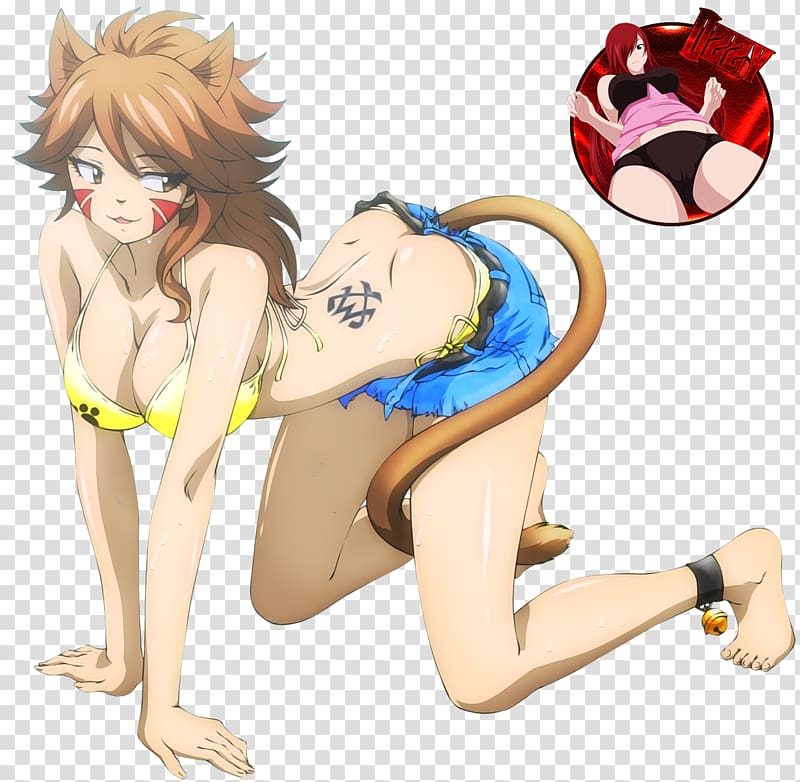 Figurine Illustration Anime Character Pornographic film, fairy tail juvia transparent background PNG clipart