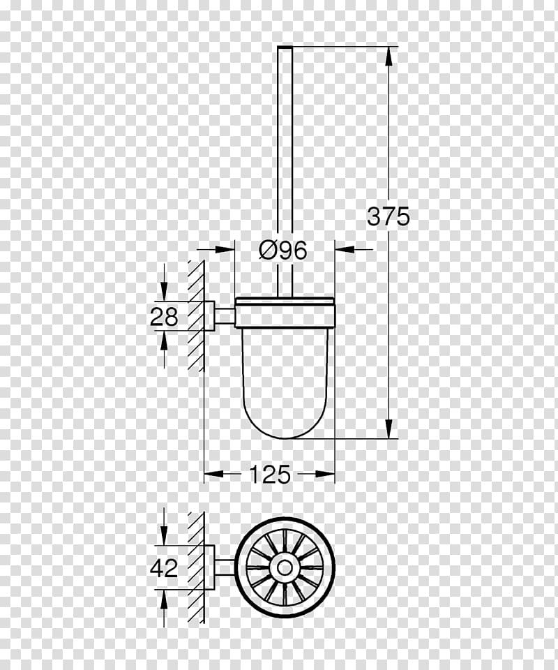 Essentials Cube Toilet Brush Set Grohe 40513001 Grohe 40374001 Essentials Toilet Brush Set Toilet Brushes & Holders, toilet transparent background PNG clipart