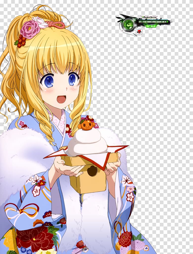 Amagi Brilliant Park Anime Girl Merry Christmas 2016, Anime transparent background PNG clipart