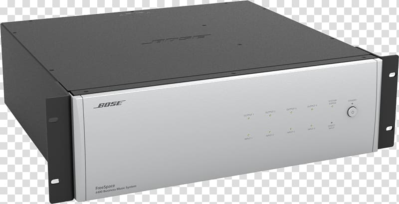 Audio power amplifier Bose Corporation Loudspeaker Music centre, amplifier bass volume transparent background PNG clipart