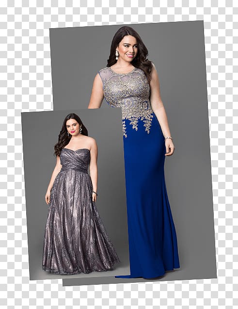 Dress Evening gown Plus-size clothing Prom, evening dress transparent background PNG clipart
