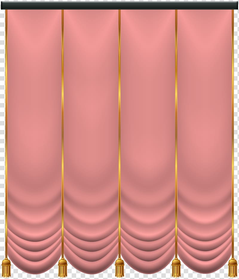 pink curtain illustration, Pink Red Blue Curtain, Soft Pink Curtain transparent background PNG clipart