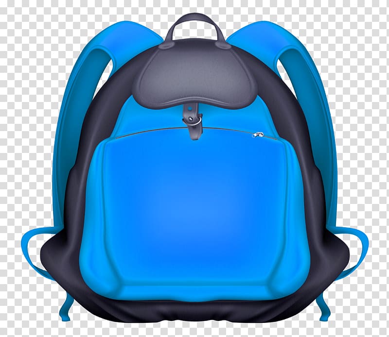 blue and black backpack , Backpack , Blue Backpack transparent background PNG clipart