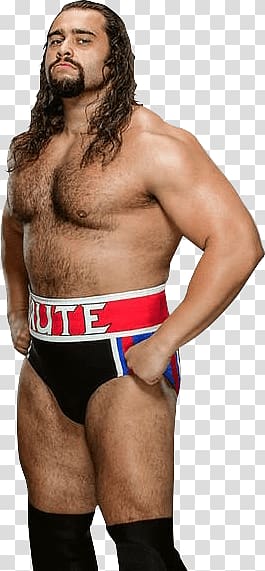 wrestler posing for , Rusev Side View transparent background PNG clipart