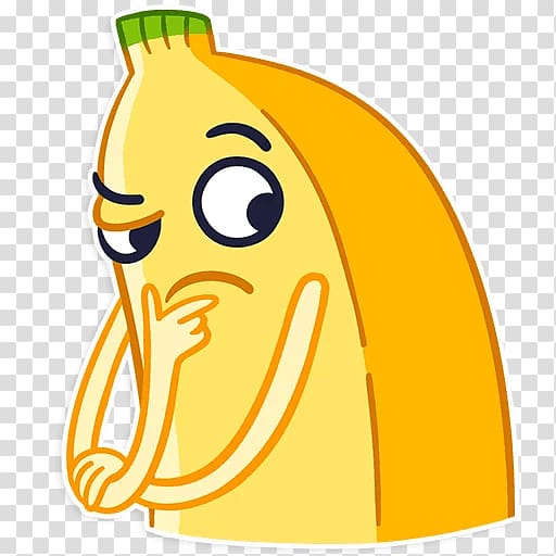 Telegram Banana Sticker Minions , banana transparent background PNG clipart