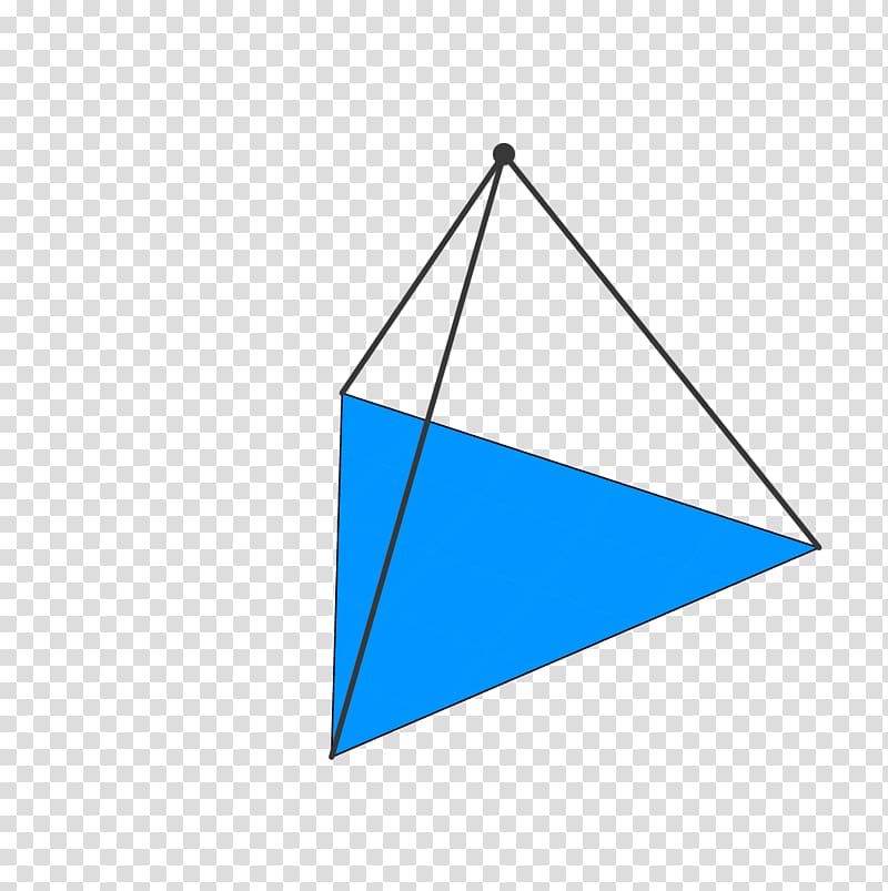Triangle Pyramid Tetrahedron Geometry, triangle transparent background PNG clipart
