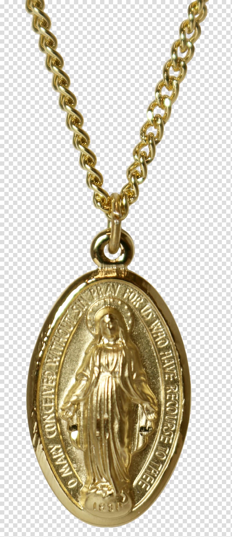 Association-Miraculous Medal Gold medal Saint Benedict Medal, medal transparent background PNG clipart