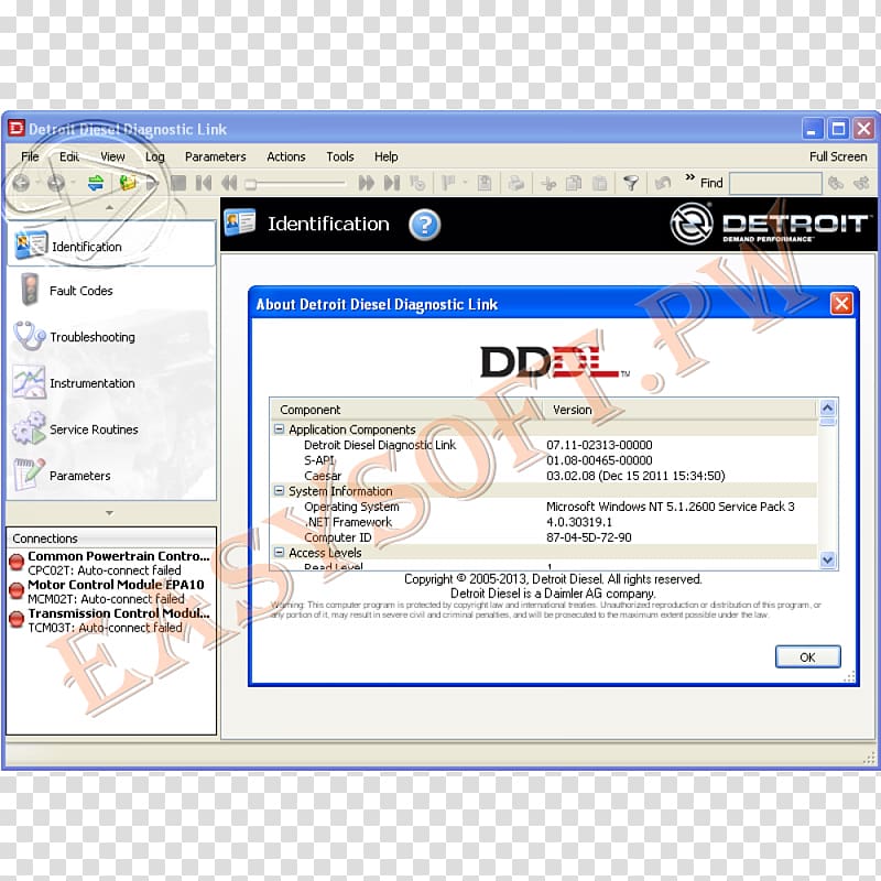 Computer program Detroit Diesel Computer Software Diesel engine, diagnostic transparent background PNG clipart