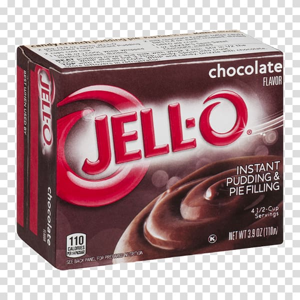 Chocolate pudding Gelatin dessert Cream Jell-O Instant pudding, chocolate transparent background PNG clipart
