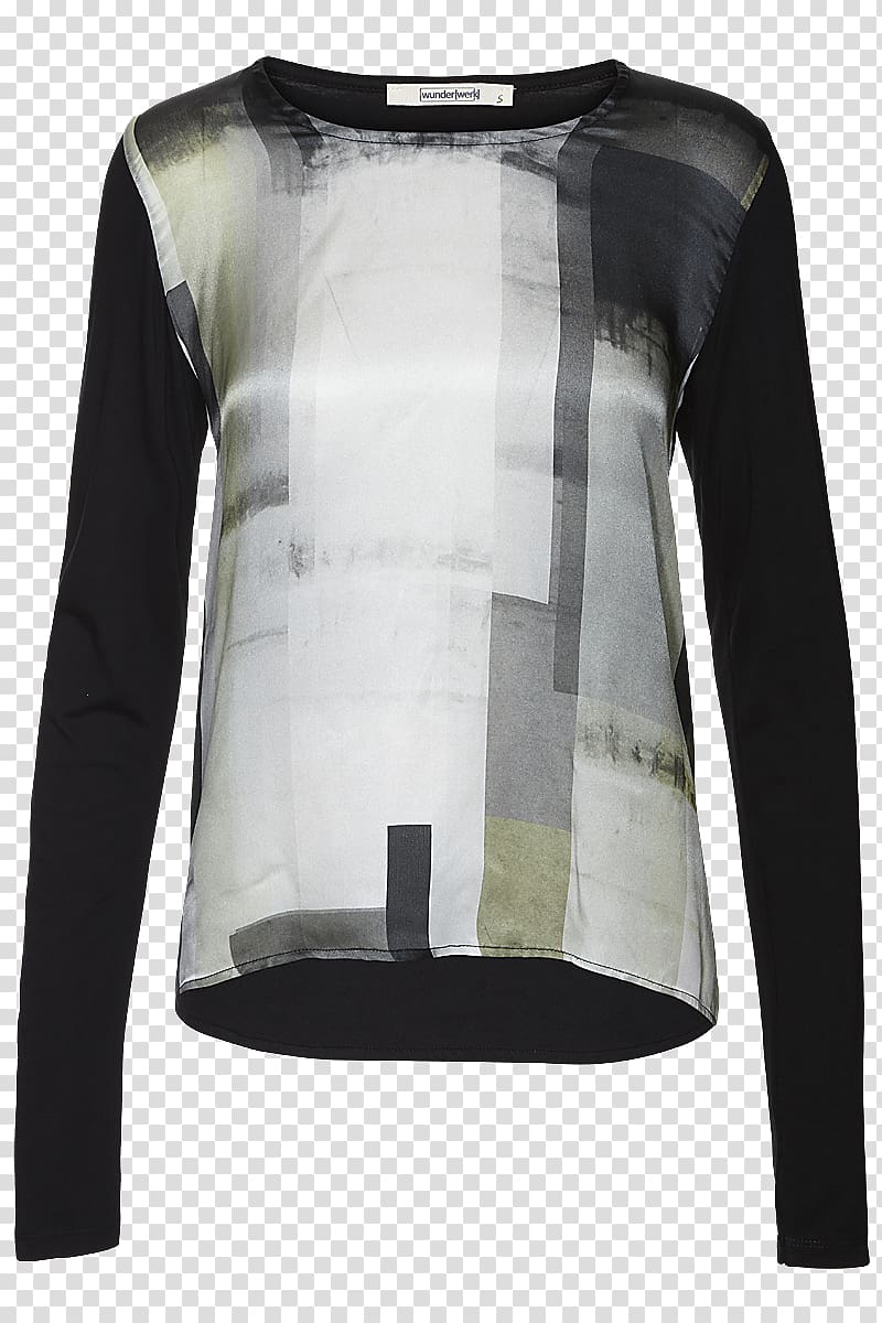 Long-sleeved T-shirt Silk Blouse Shirtdress, jeans transparent background PNG clipart