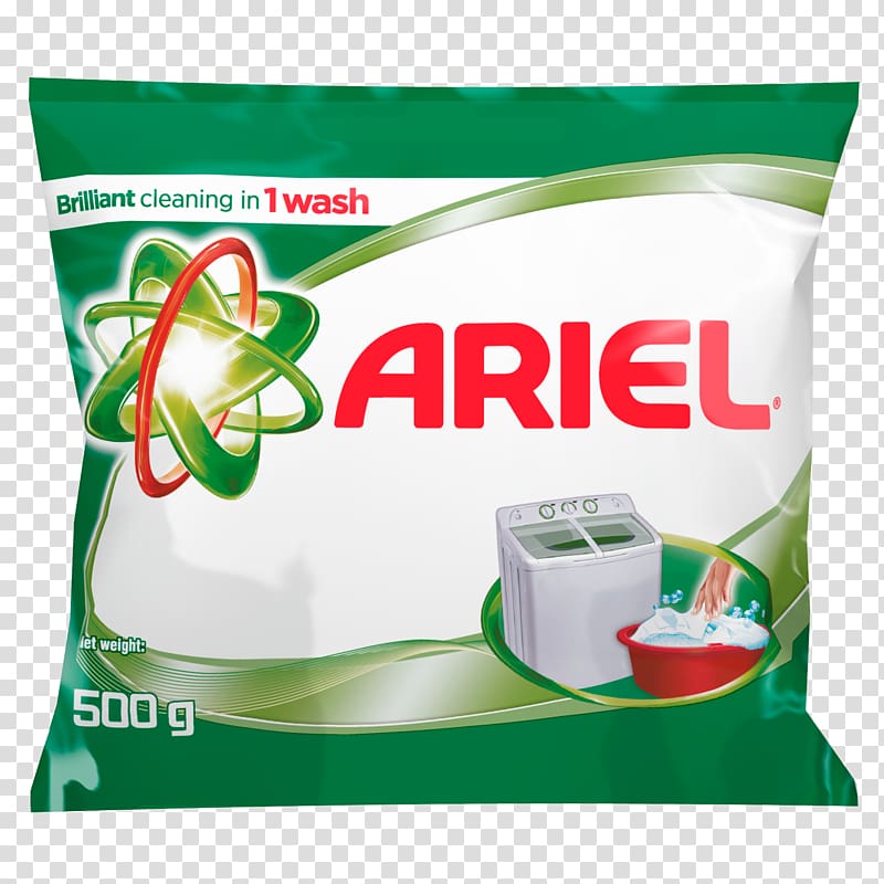 Ariel Laundry detergent Powder Washing machine, Washing powder transparent background PNG clipart