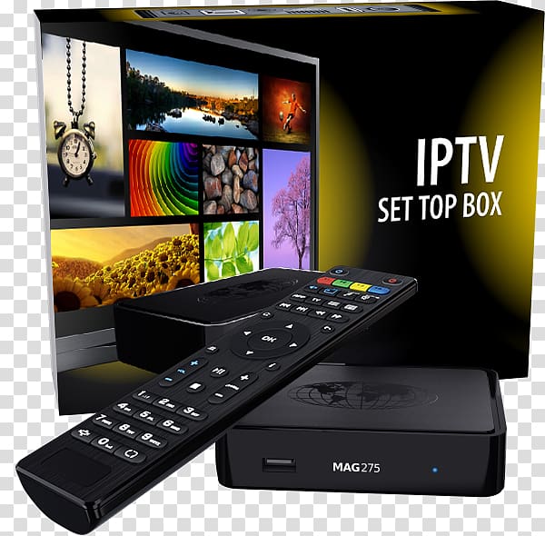 Set-top box IPTV Infomir MAG254 Récepteur multimédia numérique, Noir Over-the-top media services, box transparent background PNG clipart