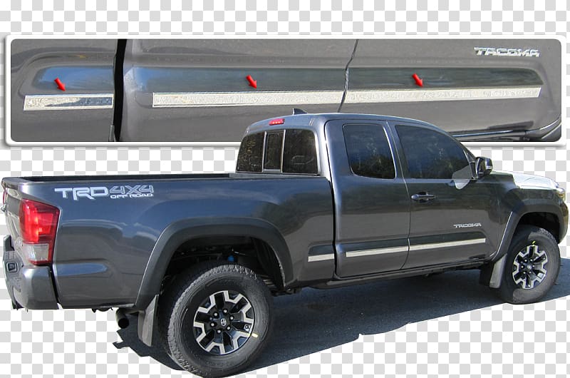 2017 Toyota Tacoma Car Pickup truck Stainless steel, toyota transparent background PNG clipart