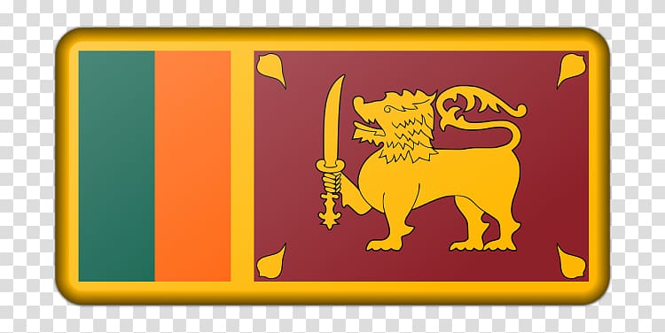 Flag of Sri Lanka National flag Sri Lanka Matha, Flag transparent background PNG clipart