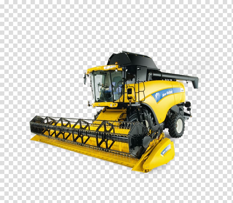 John Deere Combine Harvester New Holland Agriculture Reaper, tractor transparent background PNG clipart