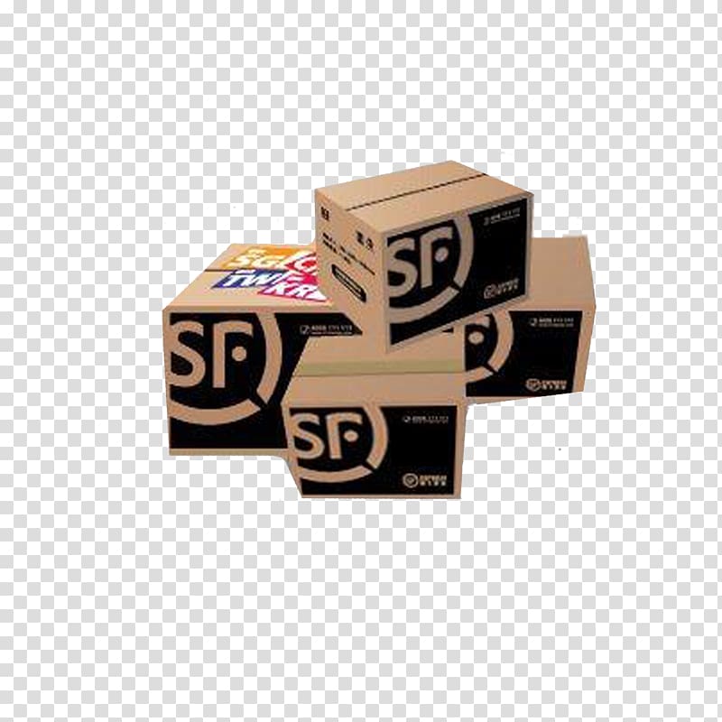 SF Express Courier Logistics, SF Express box transparent background PNG clipart