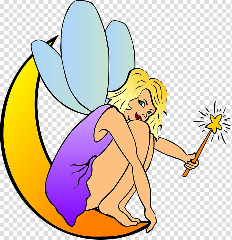 Fairy Pixie Elf Wand Angelet de les dents, Fairy transparent background PNG clipart