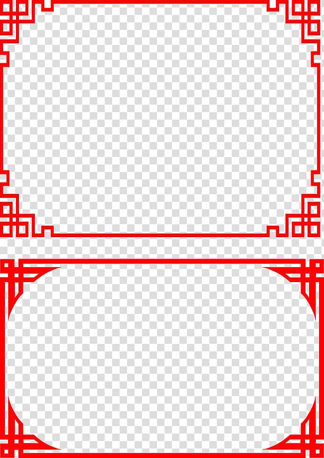 chinese new year borders transparent background PNG clipart