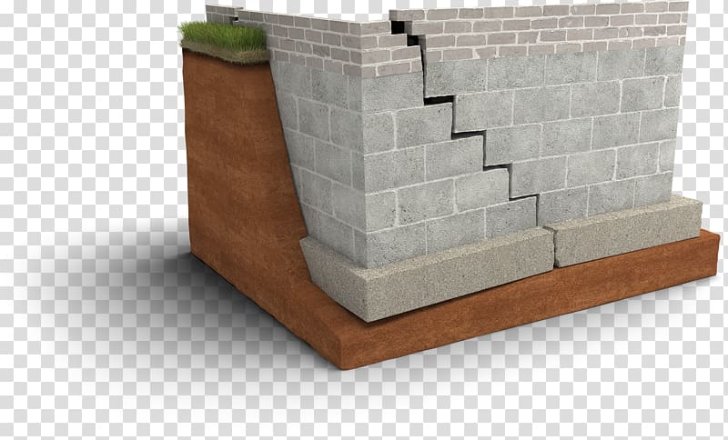 Wall Basement Soil Foundation Building, wall crack transparent background PNG clipart