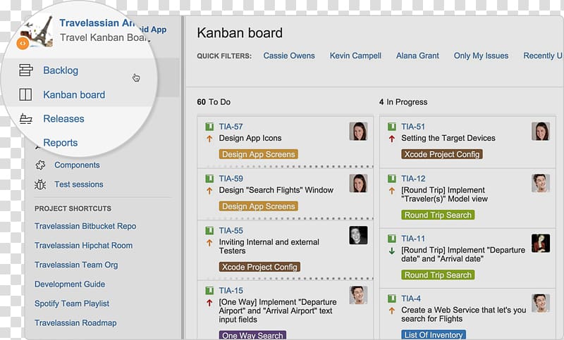 Kanban board JIRA Agile software development Computer Software, others transparent background PNG clipart