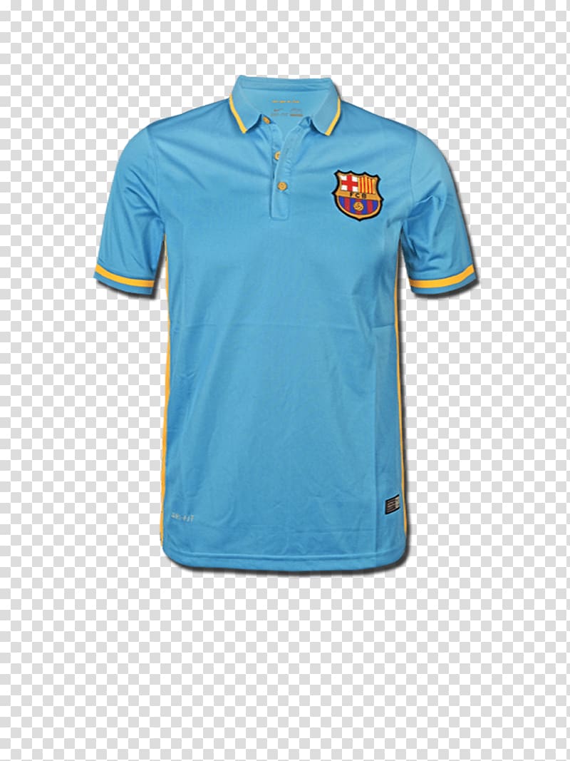 T-shirt FC Barcelona Polo shirt Blue Jersey, JERSEY transparent ...