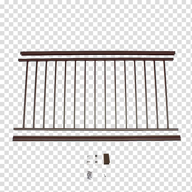 Handrail Aluminium Architectural engineering Aluminum fencing Wall, railing transparent background PNG clipart