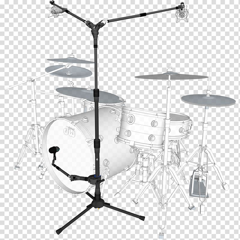 Snare Drums Microphone Tom-Toms Bass Drums, Drums transparent background PNG clipart