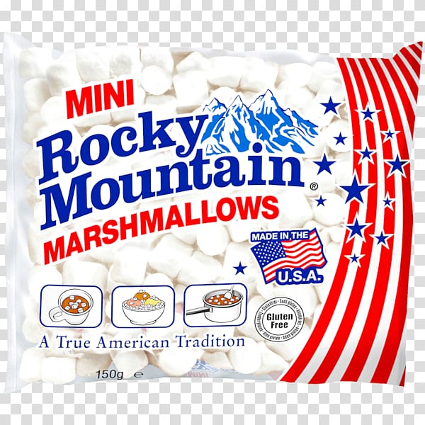 Marshmallow creme Gelatin dessert Gummi candy Cuisine of the United States, Rocky Mountain transparent background PNG clipart