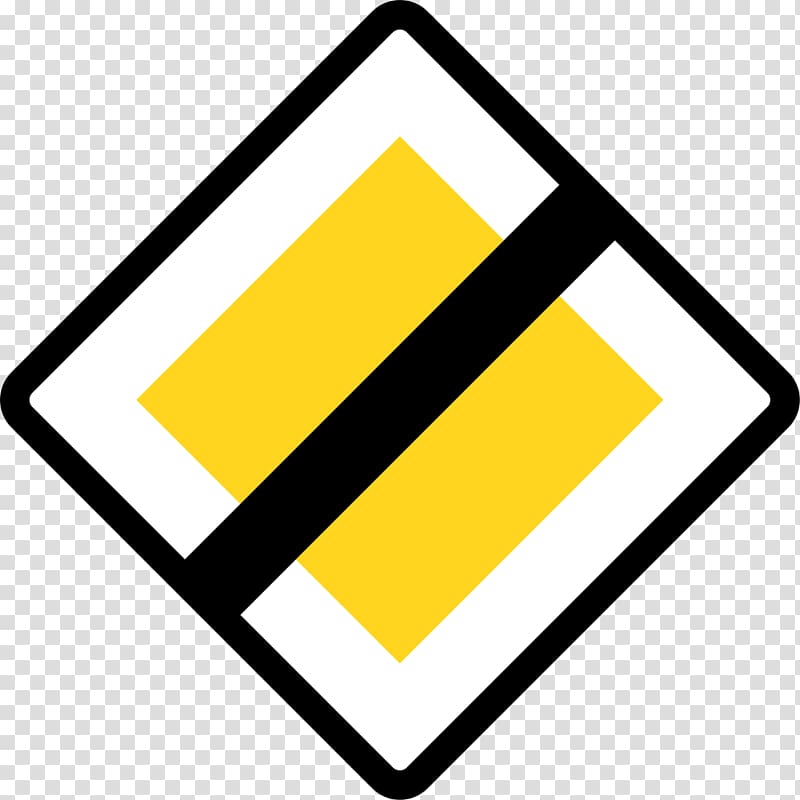 Precedenza Traffic sign The Highway Code Road Yield sign, Road Sign transparent background PNG clipart