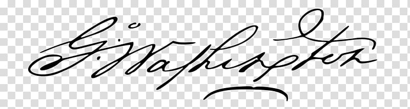 United States American Revolution George Washington, 1732-1799 Wikipedia Signature, signature transparent background PNG clipart