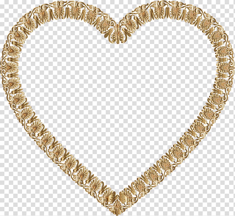 Heart Ornament Gold , gold heart transparent background PNG clipart