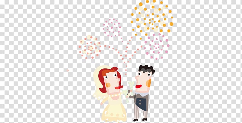 Wish Wedding anniversary Greeting card couple, fairy Cupid transparent background PNG clipart