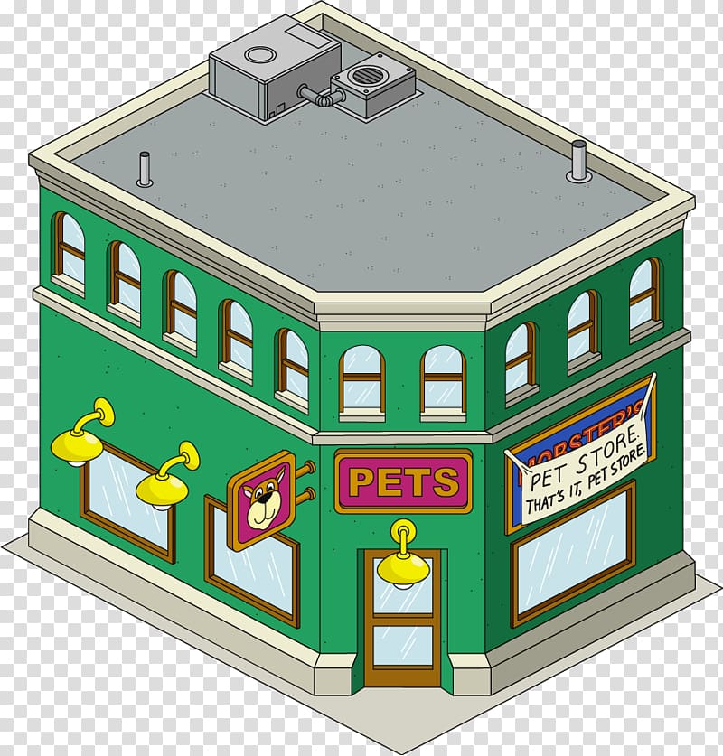 Building Family Guy: The Quest for Stuff Facade Pet Shop, buildings transparent background PNG clipart