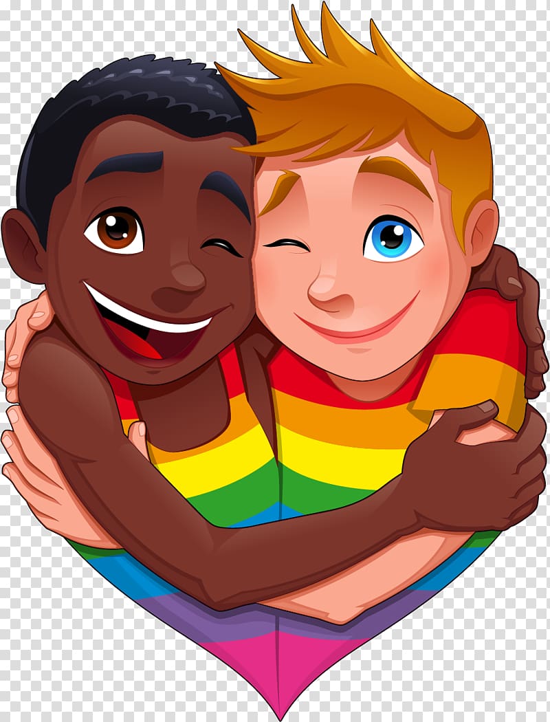two men forming heart , iPhone 8 Gay pride iOS iPad , painted close friends transparent background PNG clipart