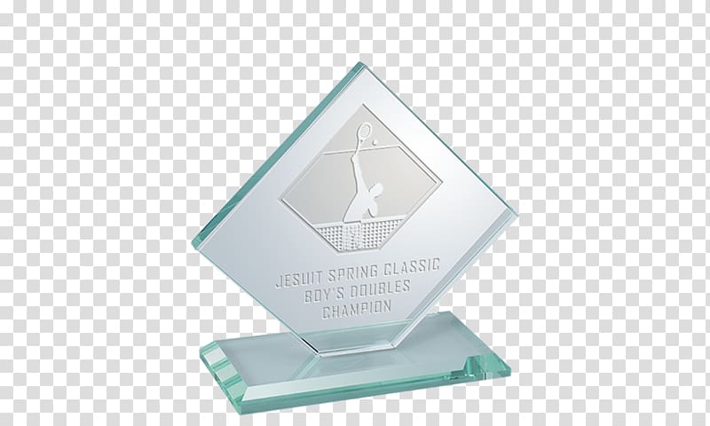 Lead glass Award Window Trophy, square Diamond transparent background PNG clipart