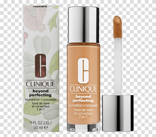 Clinique Beyond Perfecting Foundation + Concealer Cosmetics, Clinique transparent background PNG clipart