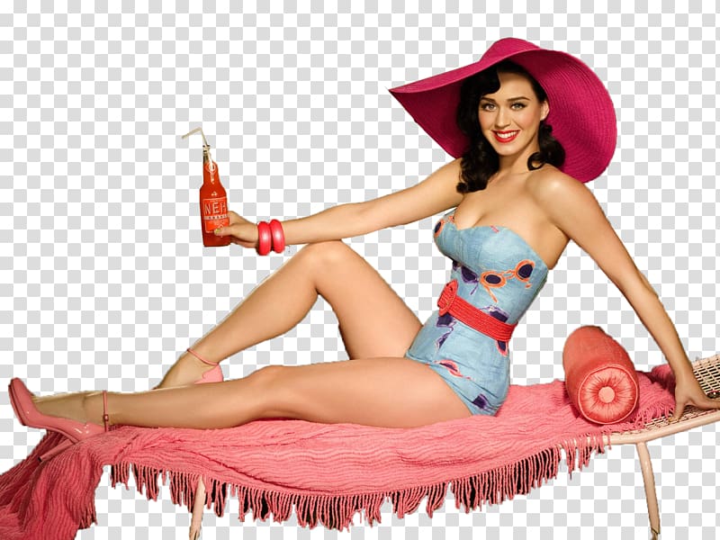 One of the Boys Hot n Cold Pin-up girl I Kissed a Girl Pop rock, Killer Queen By Katy Perry transparent background PNG clipart