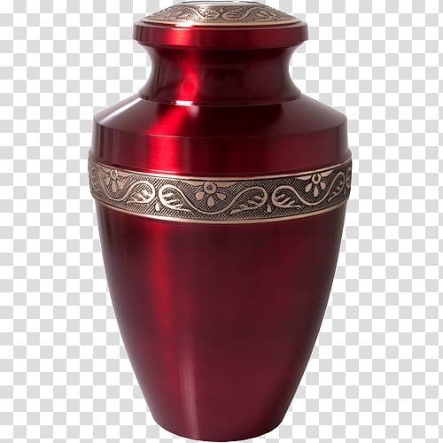 Bestattungsurne Funeral Cremation Vase, Scarlet Sage transparent background PNG clipart
