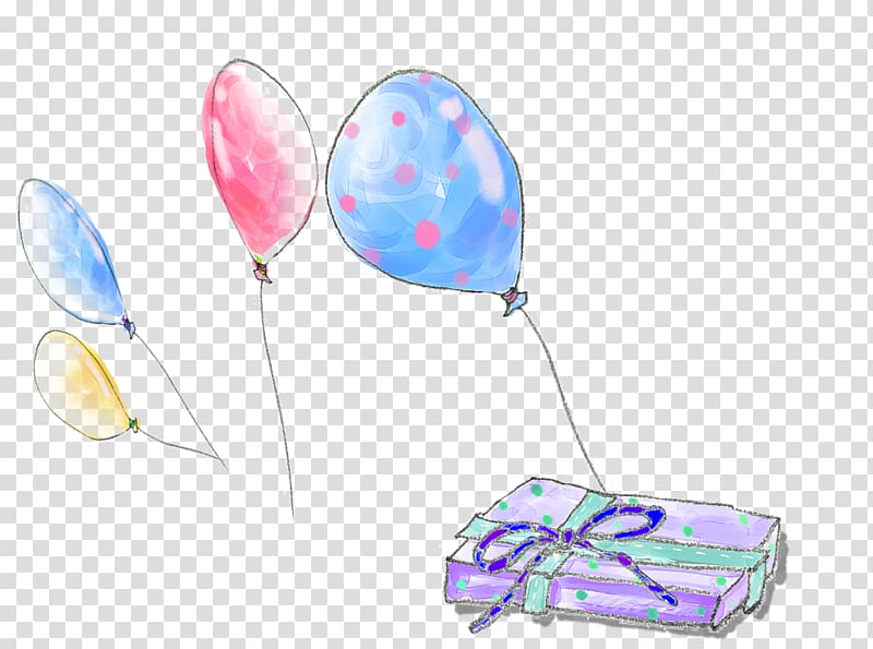 Poster , watercolor,Balloon Book transparent background PNG clipart